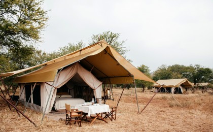 Glamping-Erlebnis im Safari-Zelt