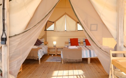 Wie lange hält ein Glamping Zelt?