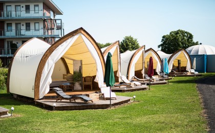 Domestic hotel industry with glamping business opportunity
