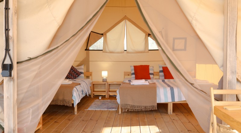 Wie lange hält ein Glamping Zelt?