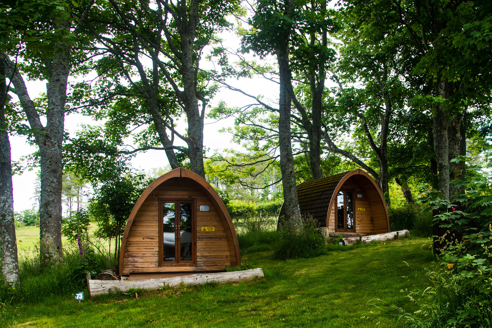 Glamping Pod: voll ausgestattete Design-Unterkunft Glamping Pod: voll ausgestattete Design-Unterkunft