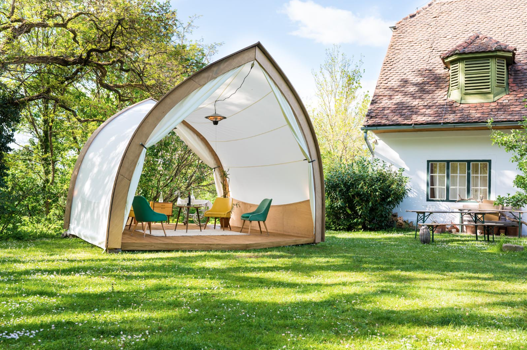 STROHBOID Terrassenüberdachung STROHBOID Terrassenüberdachung