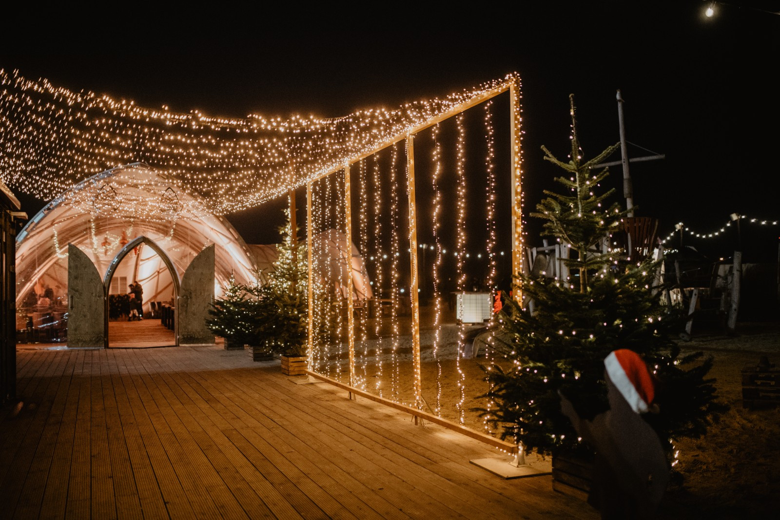 Event Zelt im Winter Event Zelt im Winter