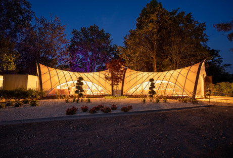 Strohboid-pavillon-zeitreise-restaurant-nacht Strohboid-pavillon-zeitreise-restaurant-nacht