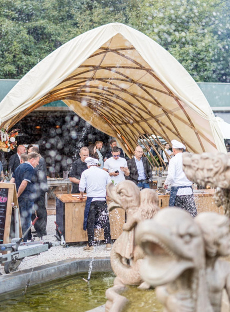 Einzigartiger und wetterfester Pavillon für Gastronomie Events Eventzelt Einzigartiger und wetterfester Pavillon für Gastronomie Events Eventzelt