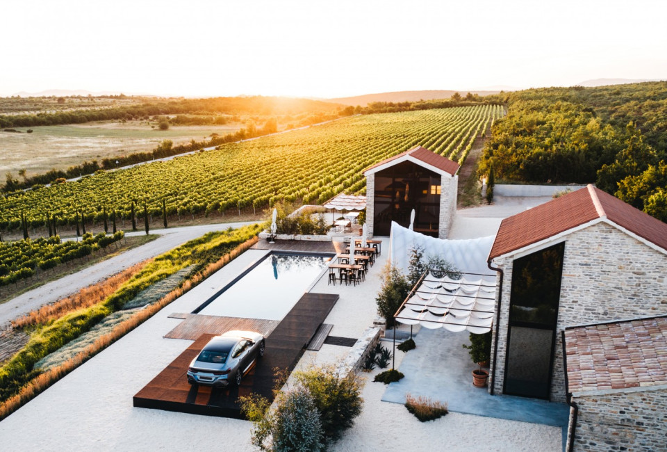 Winzer Weinanbau mit Glamping Übernachtung Winzer Weinanbau mit Glamping Übernachtung
