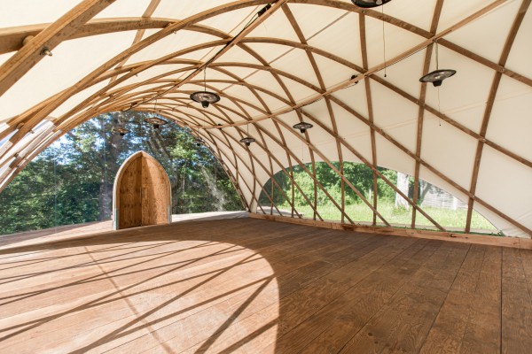Pavillon von Strohboid - Innenraum Pavillon von Strohboid - Innenraum