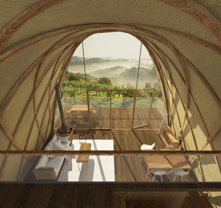 Nachhaltiges STROHBOID Chalet mit traumhafter Aussicht Nachhaltiges STROHBOID Chalet mit traumhafter Aussicht