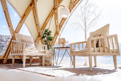 STROHBOID Pavillon at CampV in Colorado, USA