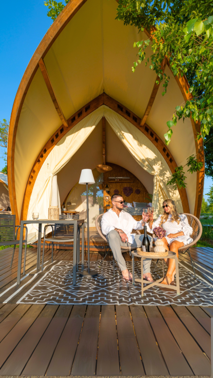 STROHBOID Glamping Unit at ZENZONE Retreat Resort