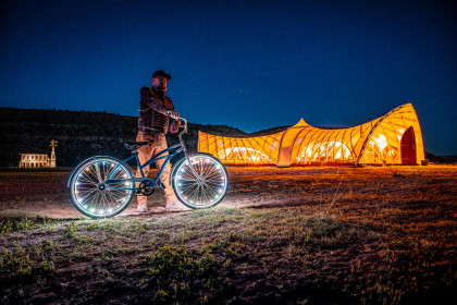 STROHBOID Pavillon at CampV in Colorado, USA