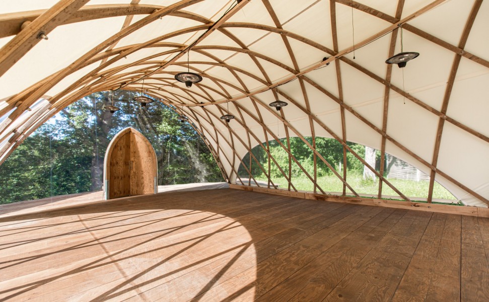 Pavilion from Strohboid - interior