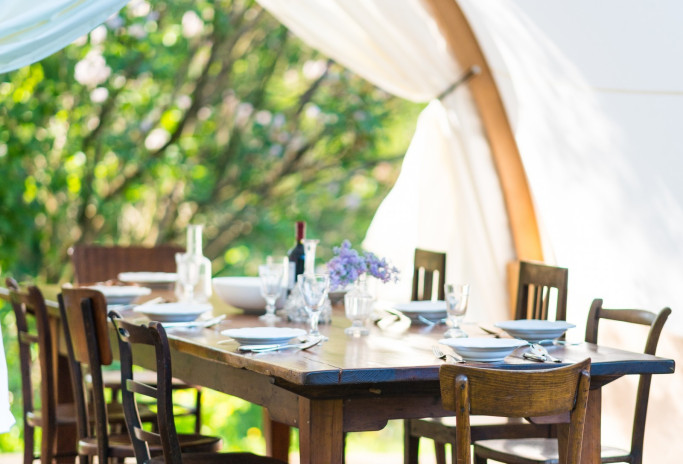 Private Pavillon Lounge für draußen von Strohboid Pavillon Lounge für draußen von Strohboid