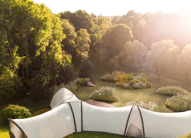 Drohnenaufnahme_Pavillon im Grünen (1) Drohnenaufnahme_Pavillon im Grünen (1)