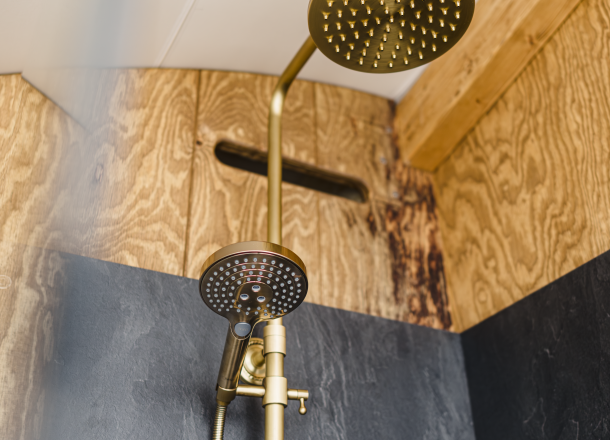 STROHBOID Mountain Chalet Dusche-7 STROHBOID Mountain Chalet Dusche-7