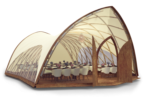 Pavillon 70qm Modell Rendering Pavillon 70qm Modell Rendering