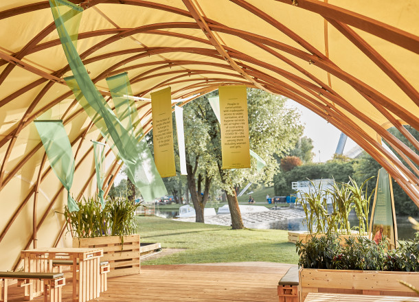 STROHBOID_Wellbeing Festival München_Pavillon in München STROHBOID_Wellbeing Festival München_Pavillon in München