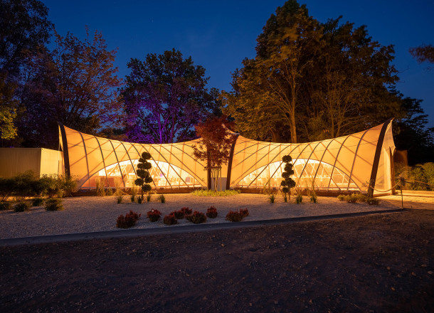 Strohboid-pavillon-zeitreise-restaurant-nacht Strohboid-pavillon-zeitreise-restaurant-nacht