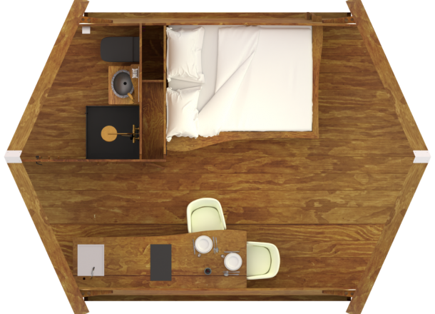STROHBOID Glamping Interior Home