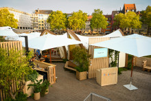 STROHBOID_Google Cloud_Eingangsbereich Messe STROHBOID_Google Cloud_Eingangsbereich Messe