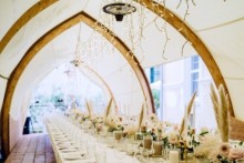 Strohboid Event Tent Lounge - unique ambience for weddings and events