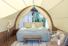 Glamping Lounge im Hotel Adula