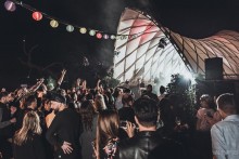 Pavillon als Eventzelt für Konzerte