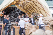 Einzigartiger und wetterfester Pavillon für Gastronomie Events Eventzelt Einzigartiger und wetterfester Pavillon für Gastronomie Events Eventzelt